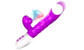 3-in-1 G-spot Thrust Rotation Vibrator with 7 Sucking Modes Sex toy - Purple