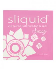 Sliquid Naturals Sassy Lubricating Gel Pillows .17oz - TCN-SLQ-131