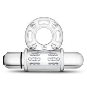 Stay Hard 10 Function Bull Ring Vibrating Clear - BN77912