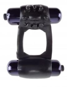 Fantasy C Ringz Duo Vibrating Super Ring Black - PD596323