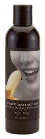 Earthly Body Edible Massage Oil Banana 8oz - EBMSE010