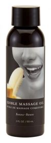 Earthly Body Edible Massage Oil Banana 2oz - EBMSE210