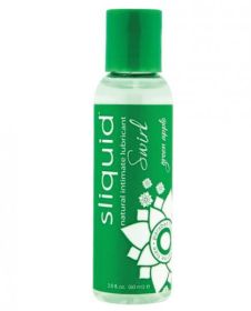 Sliquid Naturals Swirl Lubricant Green Apple 2oz - TCN-SLQ-900