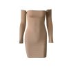 Summer Dress Sexy Back Lace Up Off The Shoulder Mini Dress Women Bodycon Club Dresses Fashion Vestidos - Pink - XL