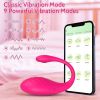 Sex Toys Vibrators Adult Toy - Remote Vibrator with App Control Vibradores, G Spot Vibrator with 9 Powerful Vibrations - Rose