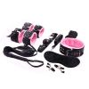 BDSM Bondage Set; Erotic Bed Games; Adults Handcuffs; Nipple Clamps; Whip Spanking Anal Plug Vibrator SM Kit; Sex Toys For Couples - Red