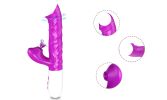 3-in-1 G-spot Thrust Rotation Vibrator with 7 Sucking Modes Sex toy - Purple