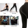 RAINBEAN Women TIK Tok Leggings Bubble Textured Butt Lifting Yoga Pants - Black-XXXL